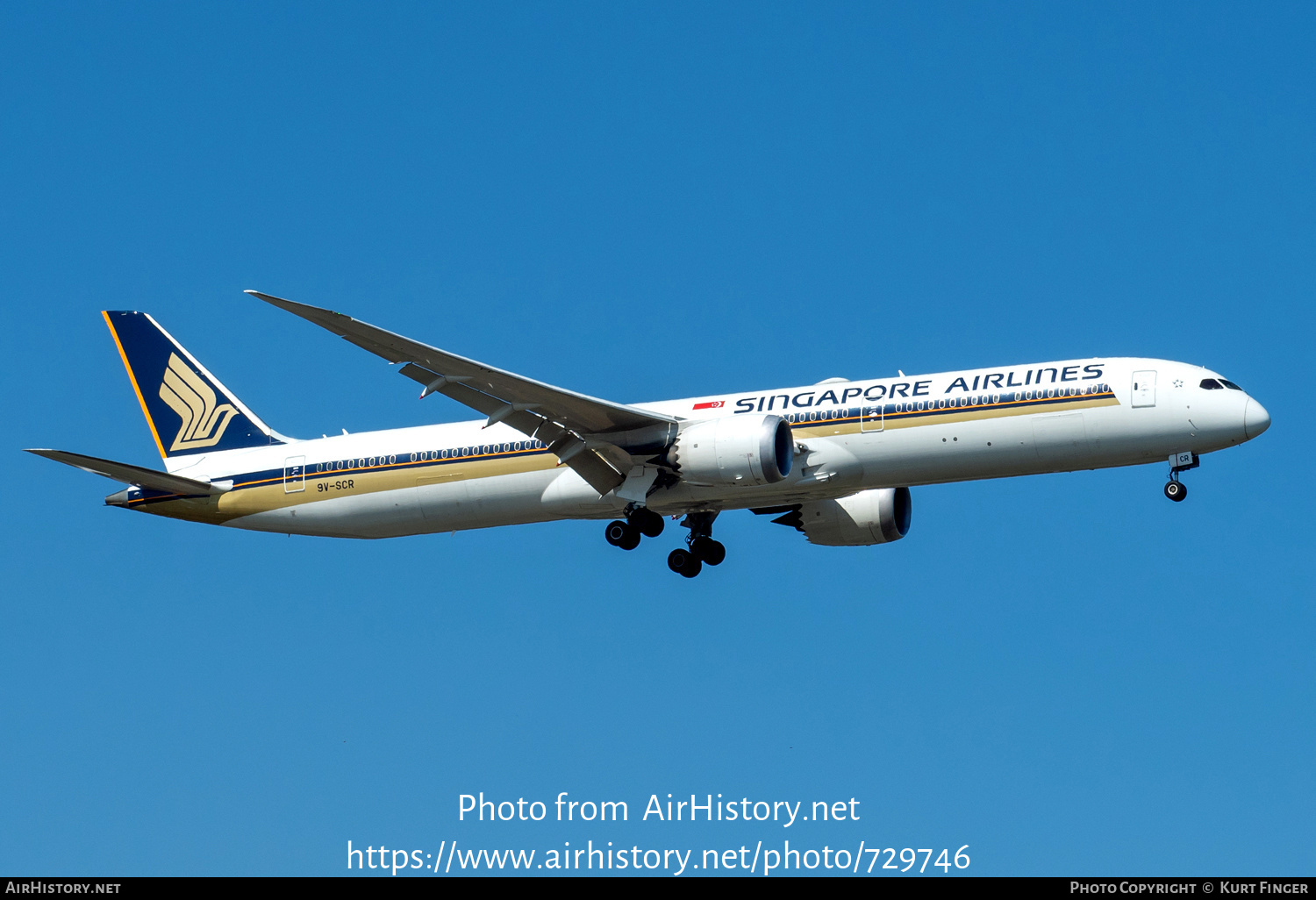 Aircraft Photo of 9V-SCR | Boeing 787-10 Dreamliner | Singapore Airlines | AirHistory.net #729746