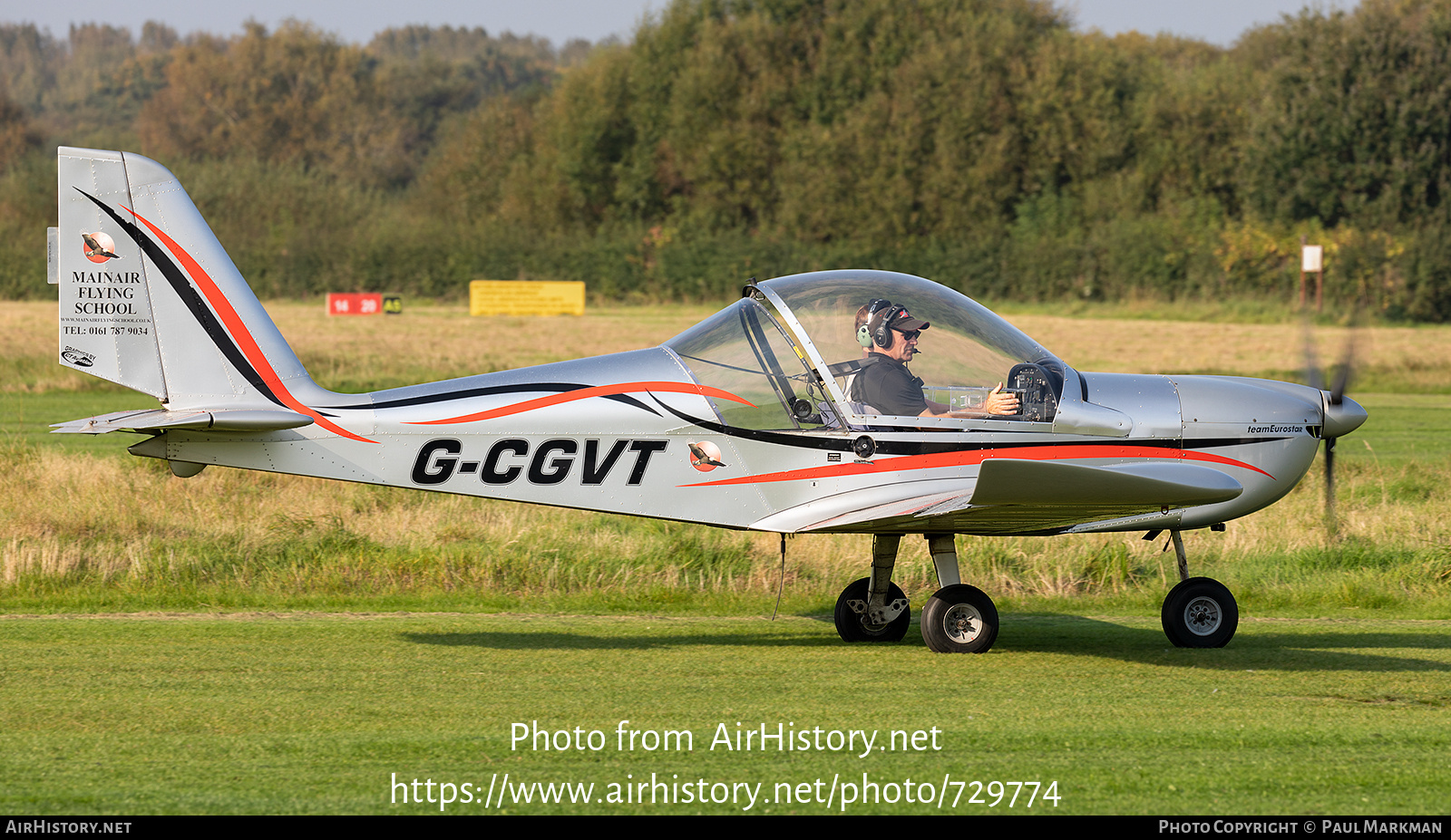 Aircraft Photo of G-CGVT | Cosmik EV-97 TeamEurostar UK | Mainair Flying School | AirHistory.net #729774