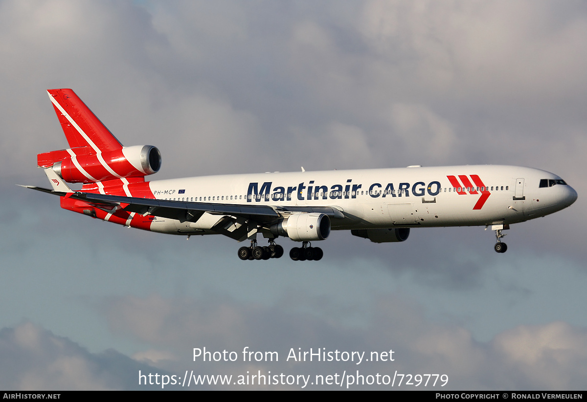 Aircraft Photo of PH-MCP | McDonnell Douglas MD-11CF | Martinair Cargo | AirHistory.net #729779