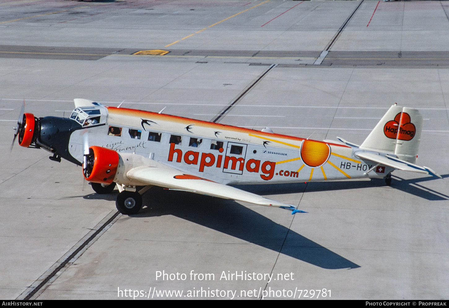 Aircraft Photo of HB-HOY | CASA 352A-3 | Ju-Air | AirHistory.net #729781