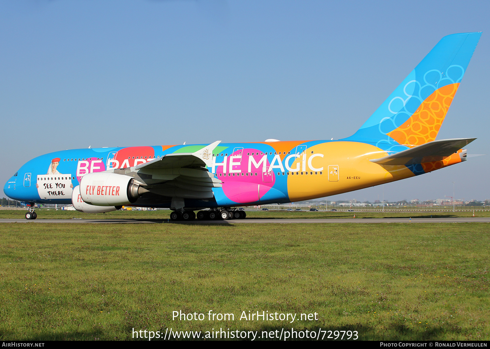 Aircraft Photo of A6-EEU | Airbus A380-861 | Emirates | AirHistory.net #729793