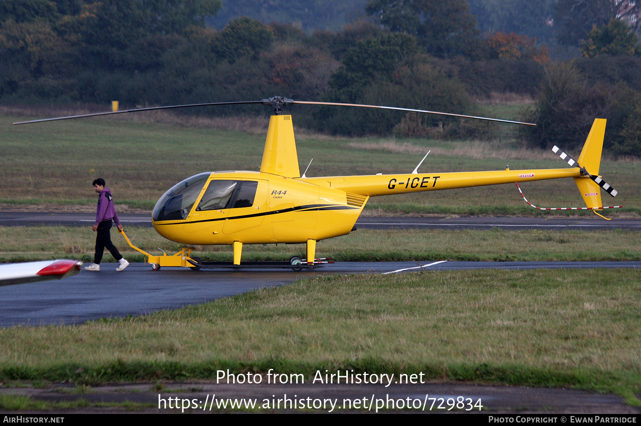 Aircraft Photo of G-ICET | Robinson R-44 Cadet | AirHistory.net #729834