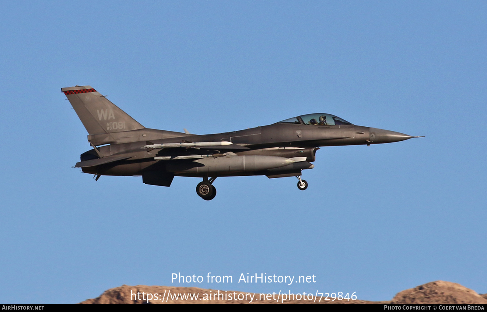 Aircraft Photo of 89-2081 / AF89-081 | General Dynamics F-16CM Fighting Falcon | USA - Air Force | AirHistory.net #729846