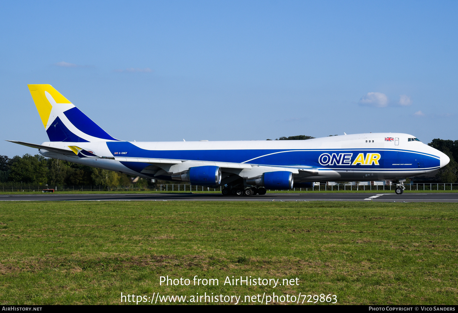 Aircraft Photo of G-ONEF | Boeing 747-428ERF | One Air | AirHistory.net #729863