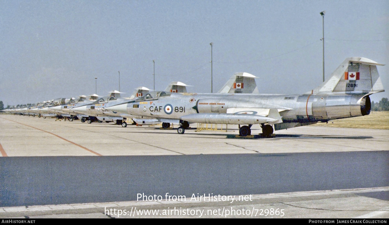 Aircraft Photo of 12891 | Lockheed CF-104 Starfighter | Canada - Air Force | AirHistory.net #729865