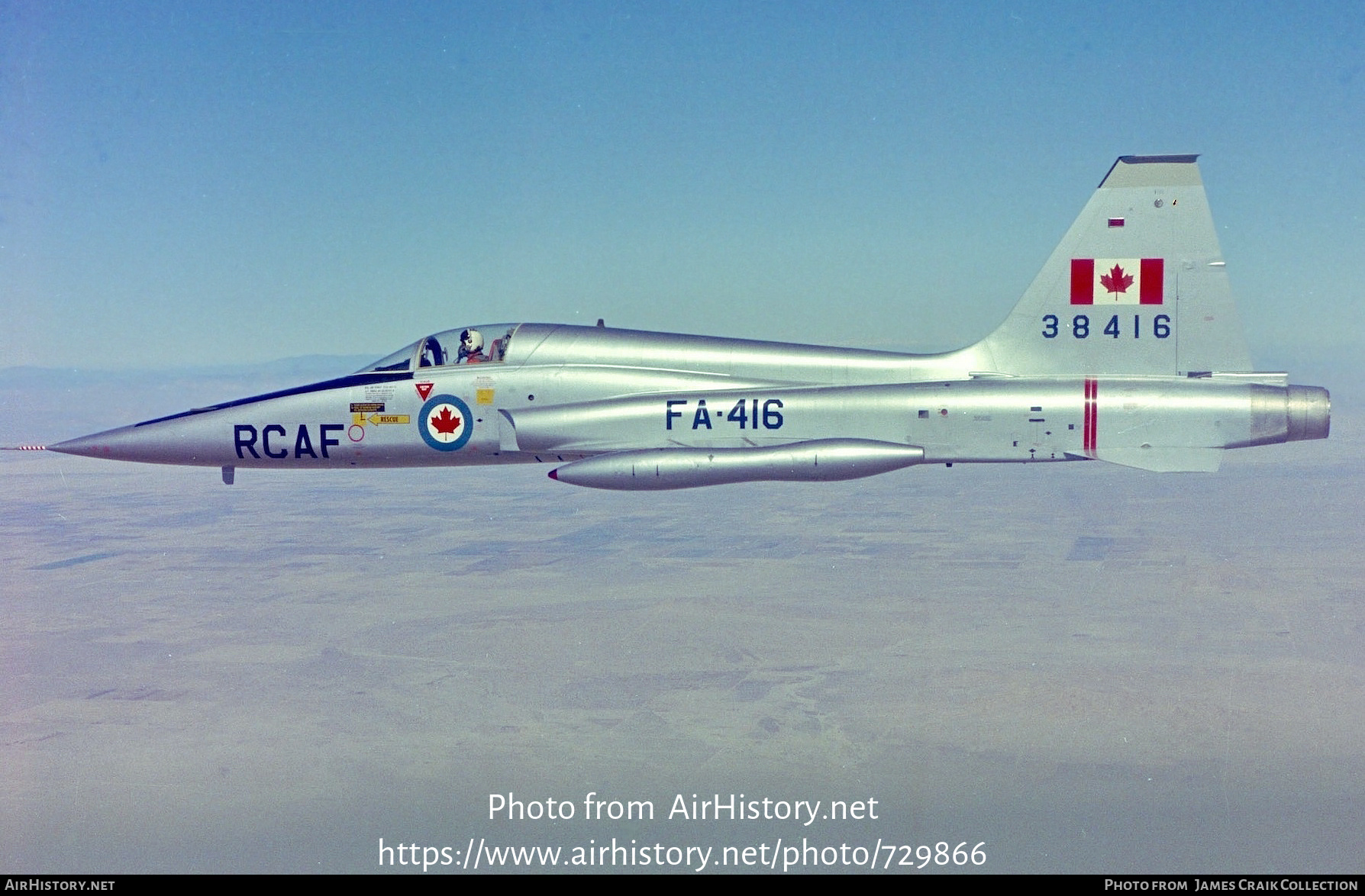 Aircraft Photo of 38416 | Northrop F-5A Freedom Fighter | Canada - Air Force | AirHistory.net #729866