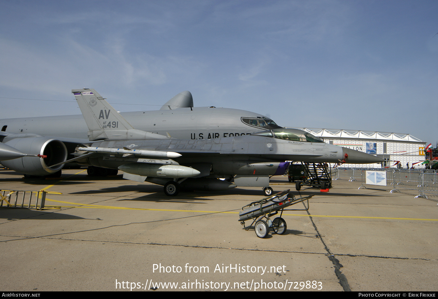 Aircraft Photo of 88-0491 / AF88-491 | General Dynamics F-16C Fighting Falcon | USA - Air Force | AirHistory.net #729883