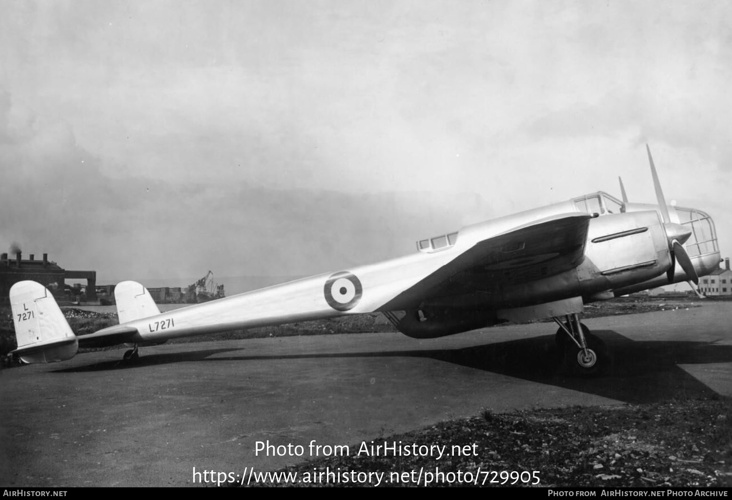 Aircraft Photo of L7271 | Handley Page HP.53 Hereford | UK - Air Force | AirHistory.net #729905