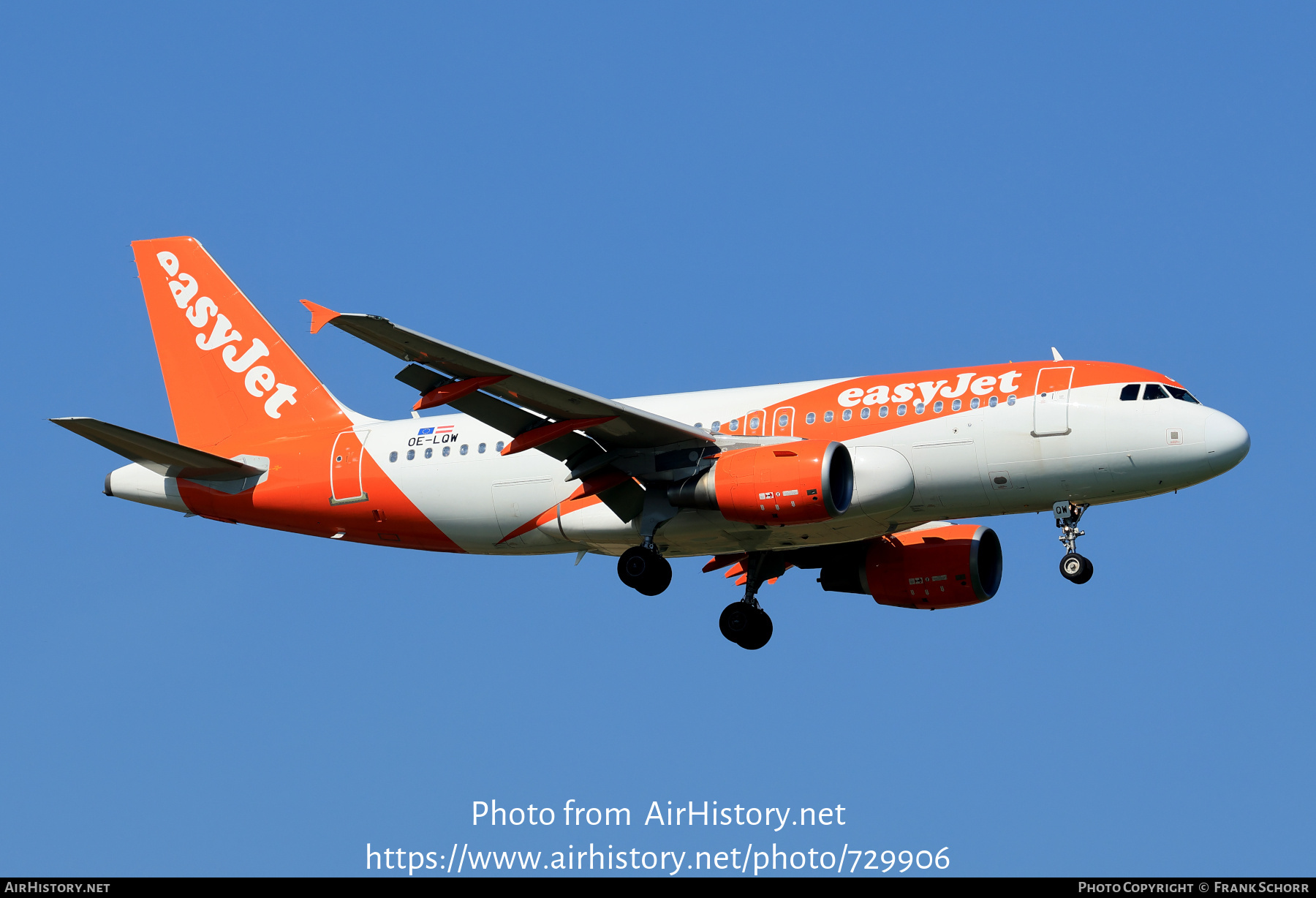 Aircraft Photo of OE-LQW | Airbus A319-111 | EasyJet | AirHistory.net #729906