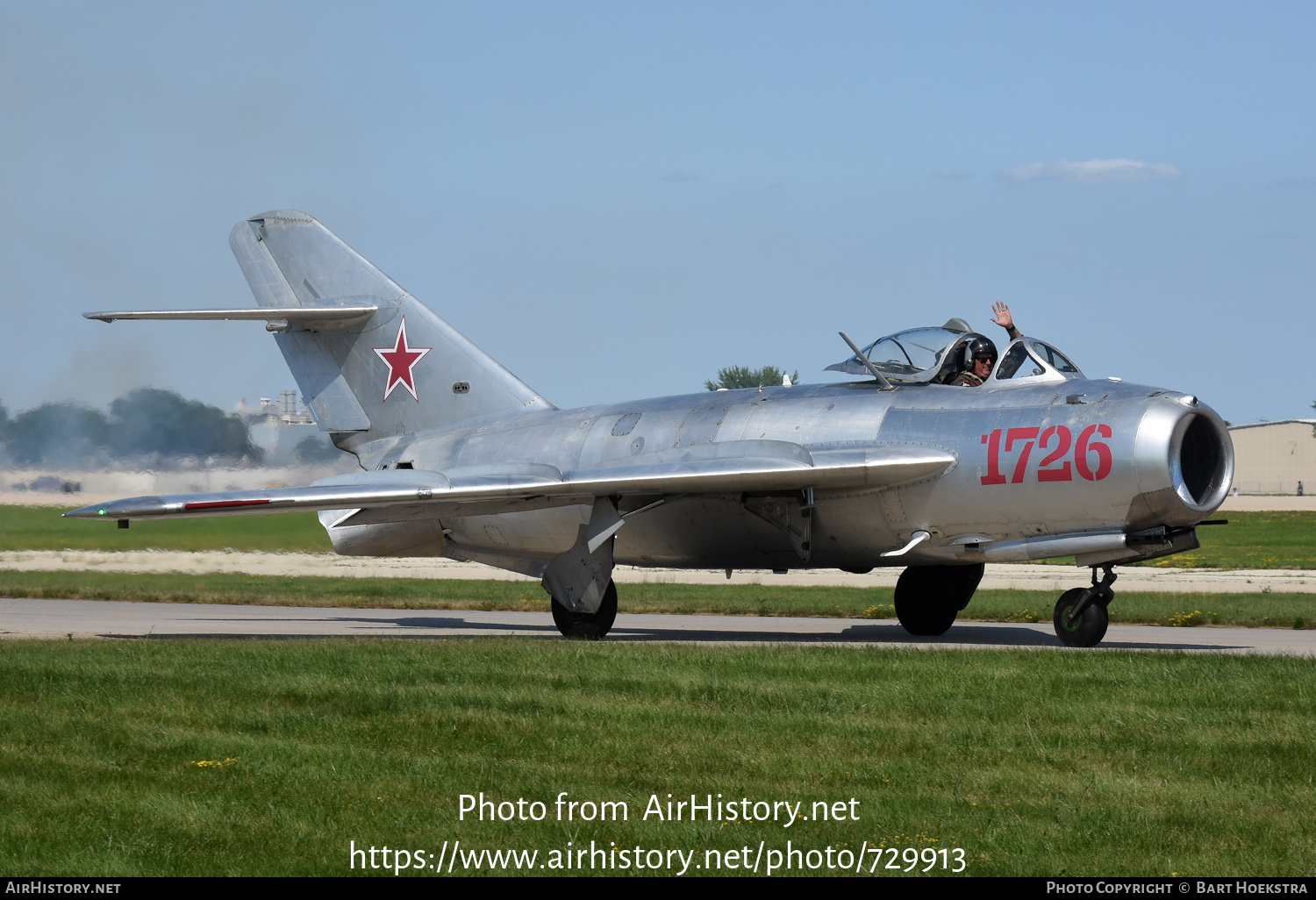 Aircraft Photo of N1726M / 1726 | PZL-Mielec Lim-5 (MiG-17F) | Soviet Union - Air Force | AirHistory.net #729913