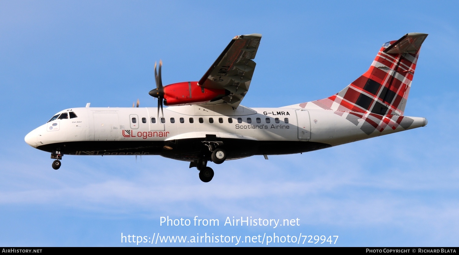 Aircraft Photo of G-LMRA | ATR ATR-42-500 | Loganair | AirHistory.net #729947