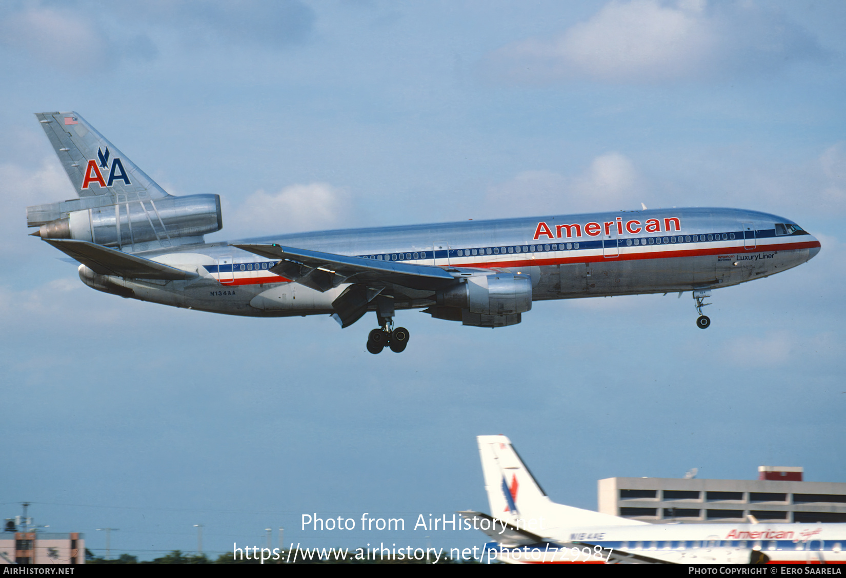 Aircraft Photo of N134AA | McDonnell Douglas DC-10-10 | American Airlines | AirHistory.net #729987