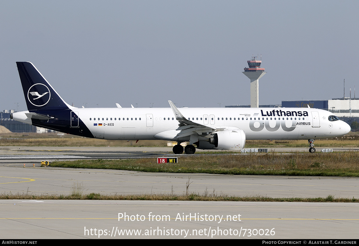 Aircraft Photo of D-AIEQ | Airbus A321-271NX | Lufthansa | AirHistory.net #730026