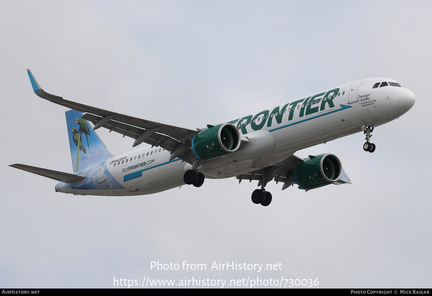 Aircraft Photo of N635FR | Airbus A321-271NX | Frontier Airlines | AirHistory.net #730036