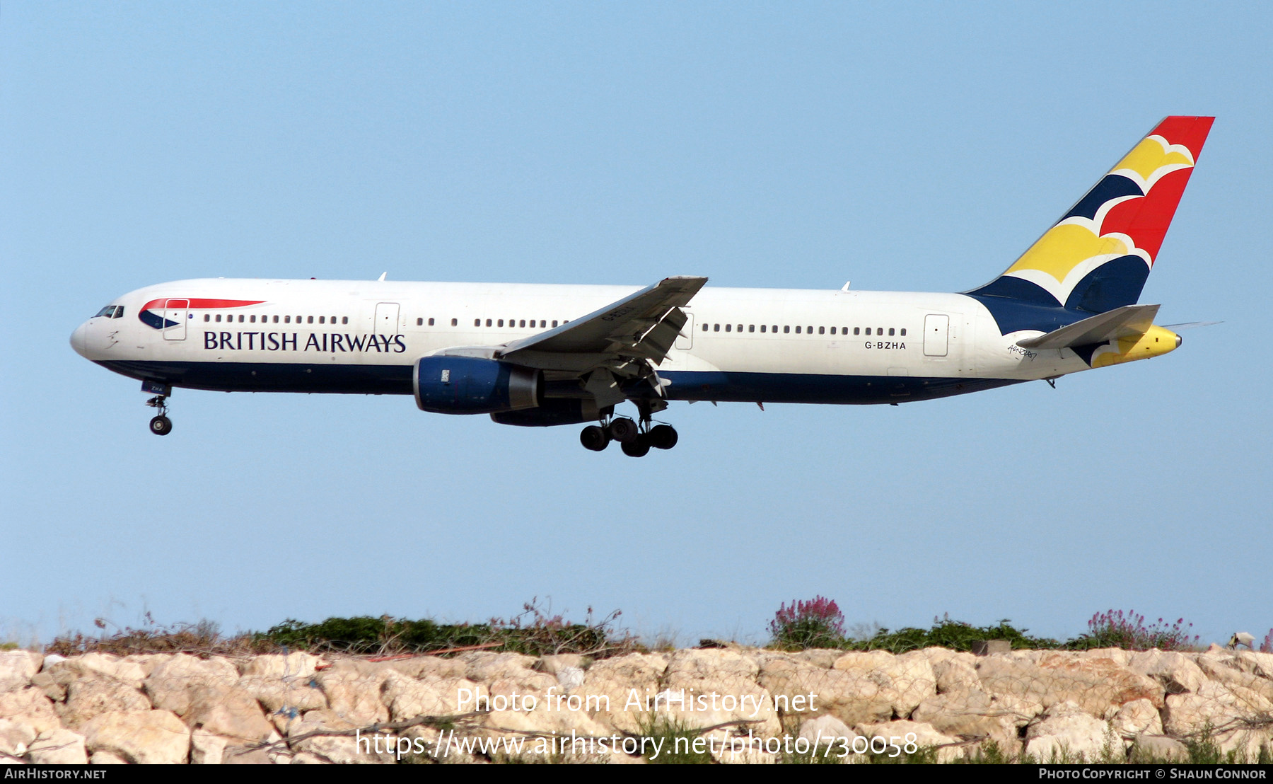 Aircraft Photo of G-BZHA | Boeing 767-336/ER | British Airways | AirHistory.net #730058