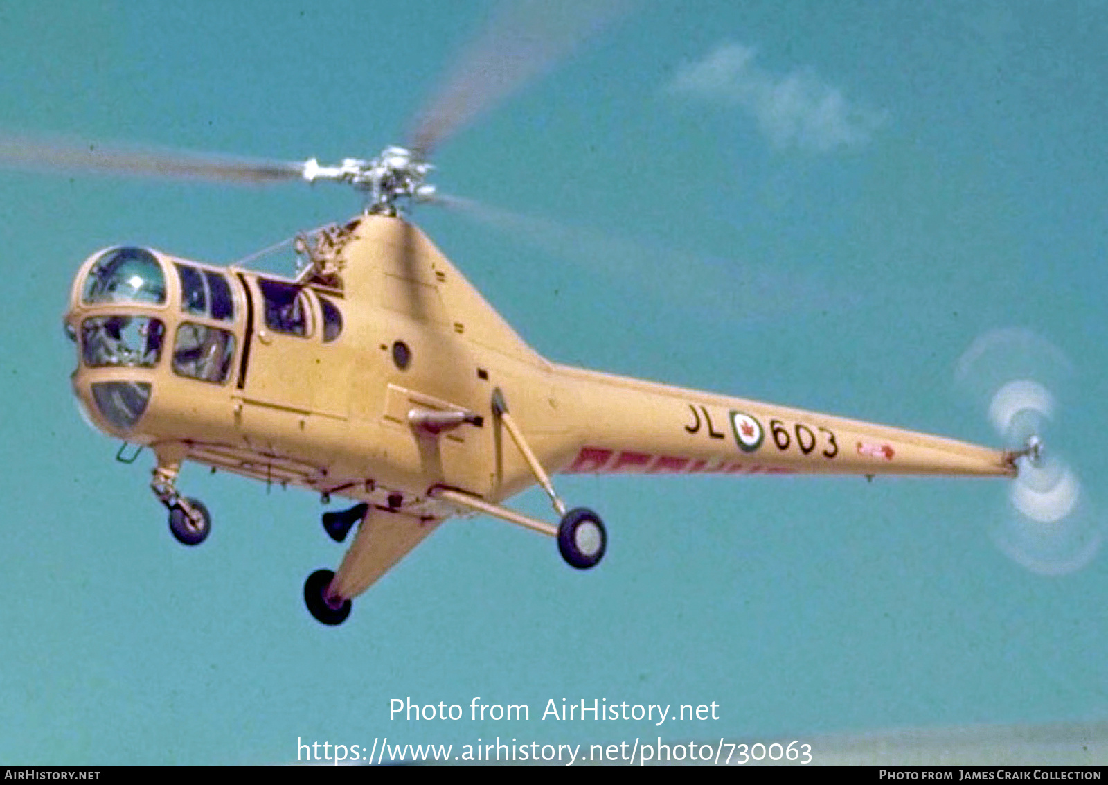 Aircraft Photo of 9603 | Sikorsky H-5 | Canada - Air Force | AirHistory.net #730063