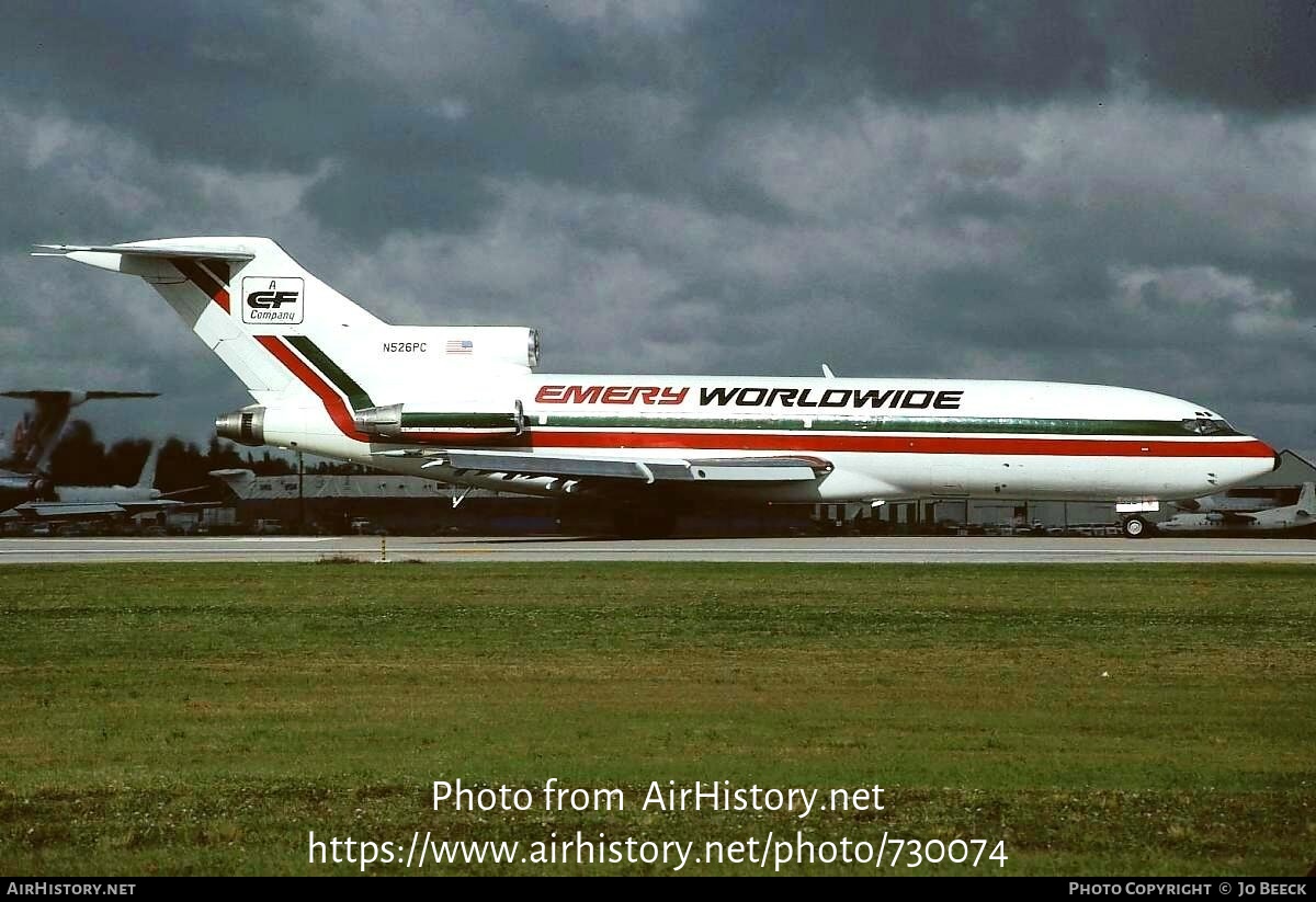 Aircraft Photo of N526PC | Boeing 727-77C | Emery Worldwide | AirHistory.net #730074