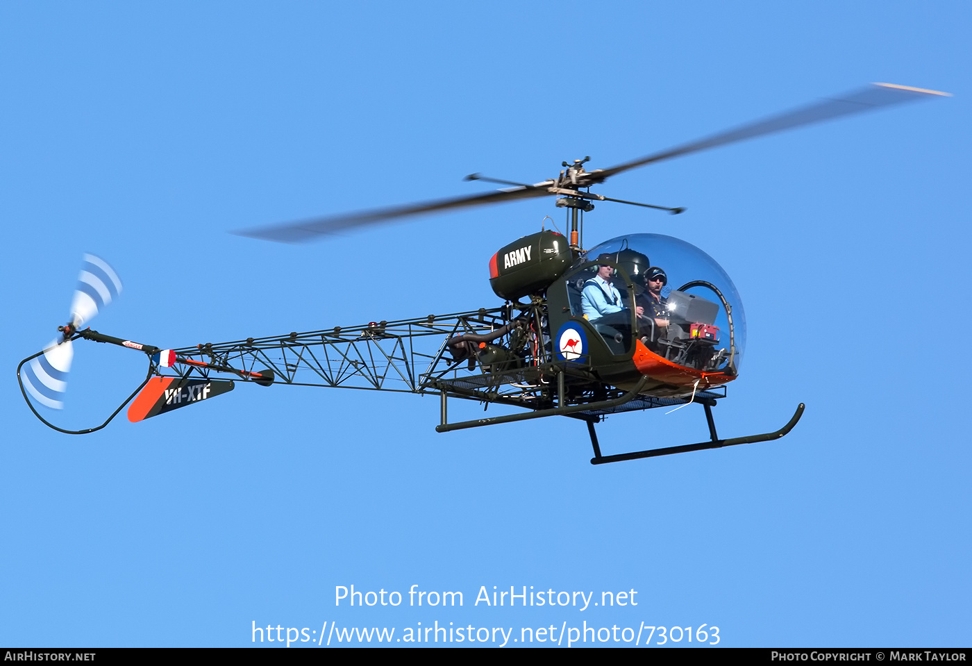 Aircraft Photo of VH-XTF | Bell 47G-3B-1 | Australia - Army | AirHistory.net #730163