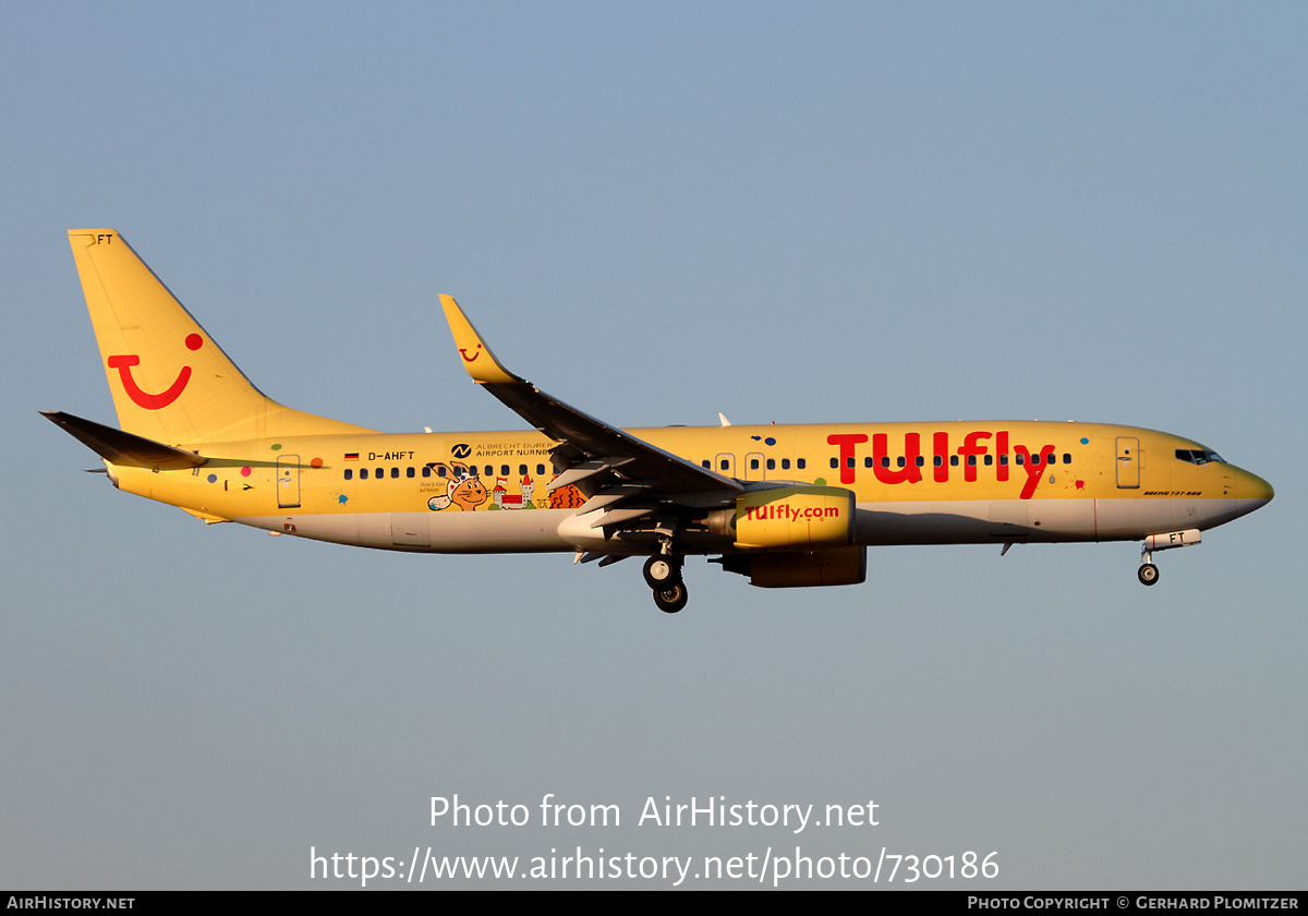 Aircraft Photo of D-AHFT | Boeing 737-8K5 | TUIfly | AirHistory.net #730186