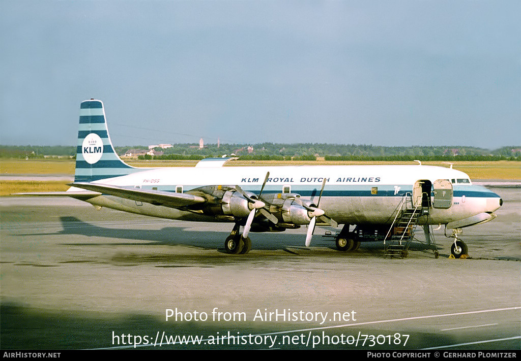 Aircraft Photo of PH-DSG | Douglas DC-7C(F) | KLM - Royal Dutch Airlines | AirHistory.net #730187