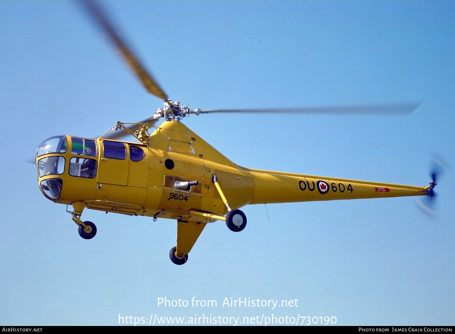 Aircraft Photo of 9604 | Sikorsky H-5 | Canada - Air Force | AirHistory.net #730190