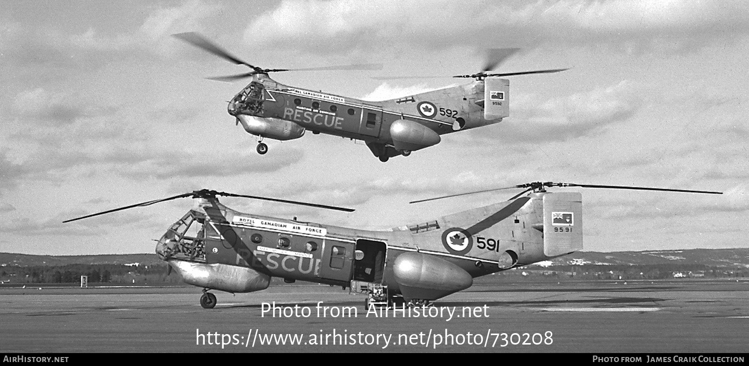 Aircraft Photo of 9591 | Vertol 44A | Canada - Air Force | AirHistory.net #730208