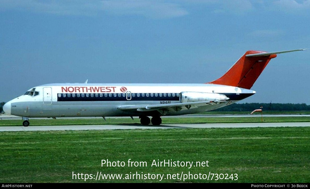 Aircraft Photo of N948L | Douglas DC-9-14 | Northwest Airlines | AirHistory.net #730243