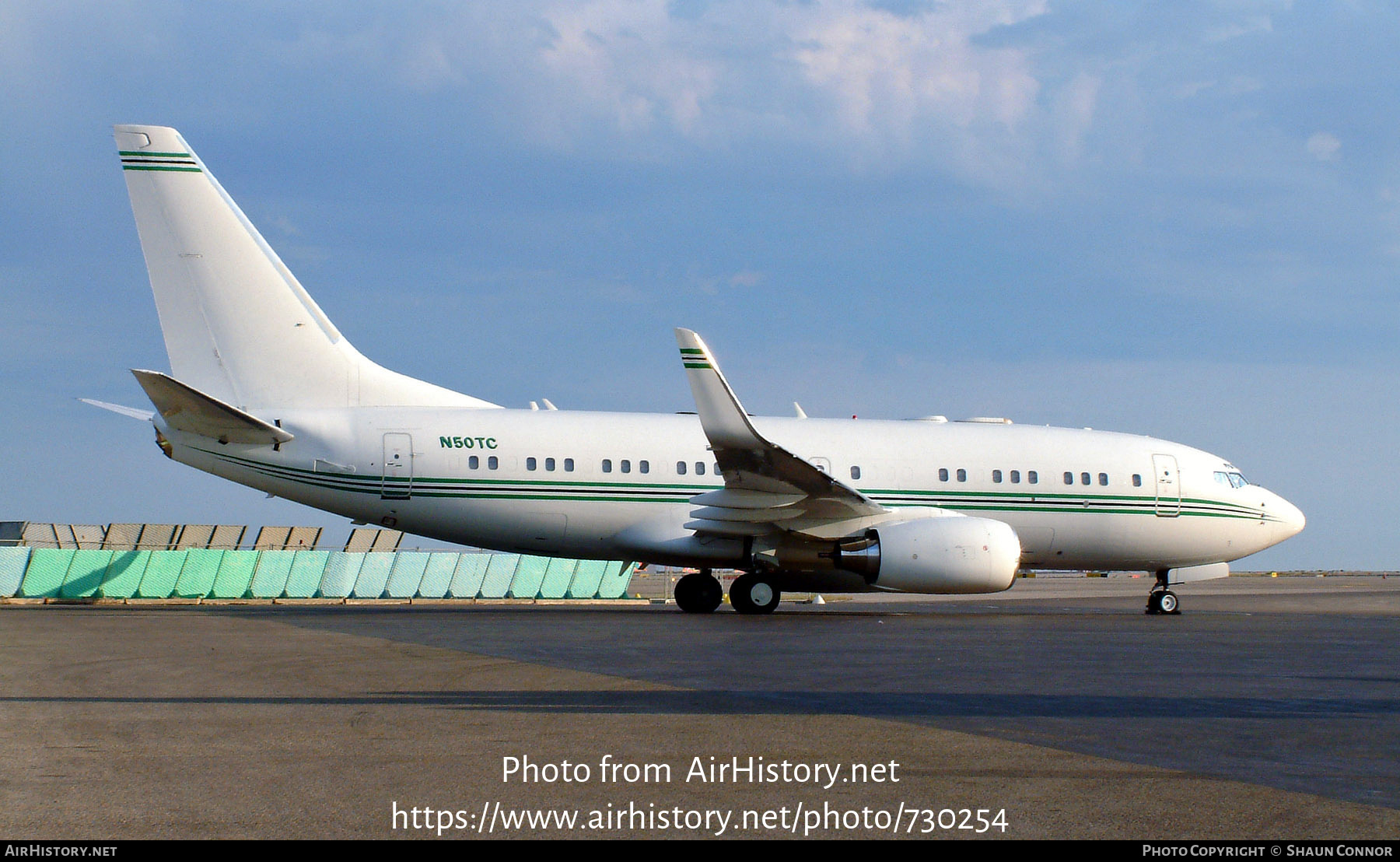 Aircraft Photo of N50TC | Boeing 737-72T BBJ | AirHistory.net #730254