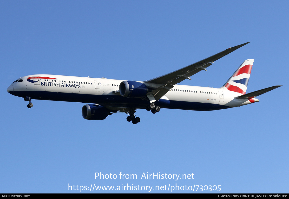 Aircraft Photo of G-ZBLC | Boeing 787-10 Dreamliner | British Airways | AirHistory.net #730305