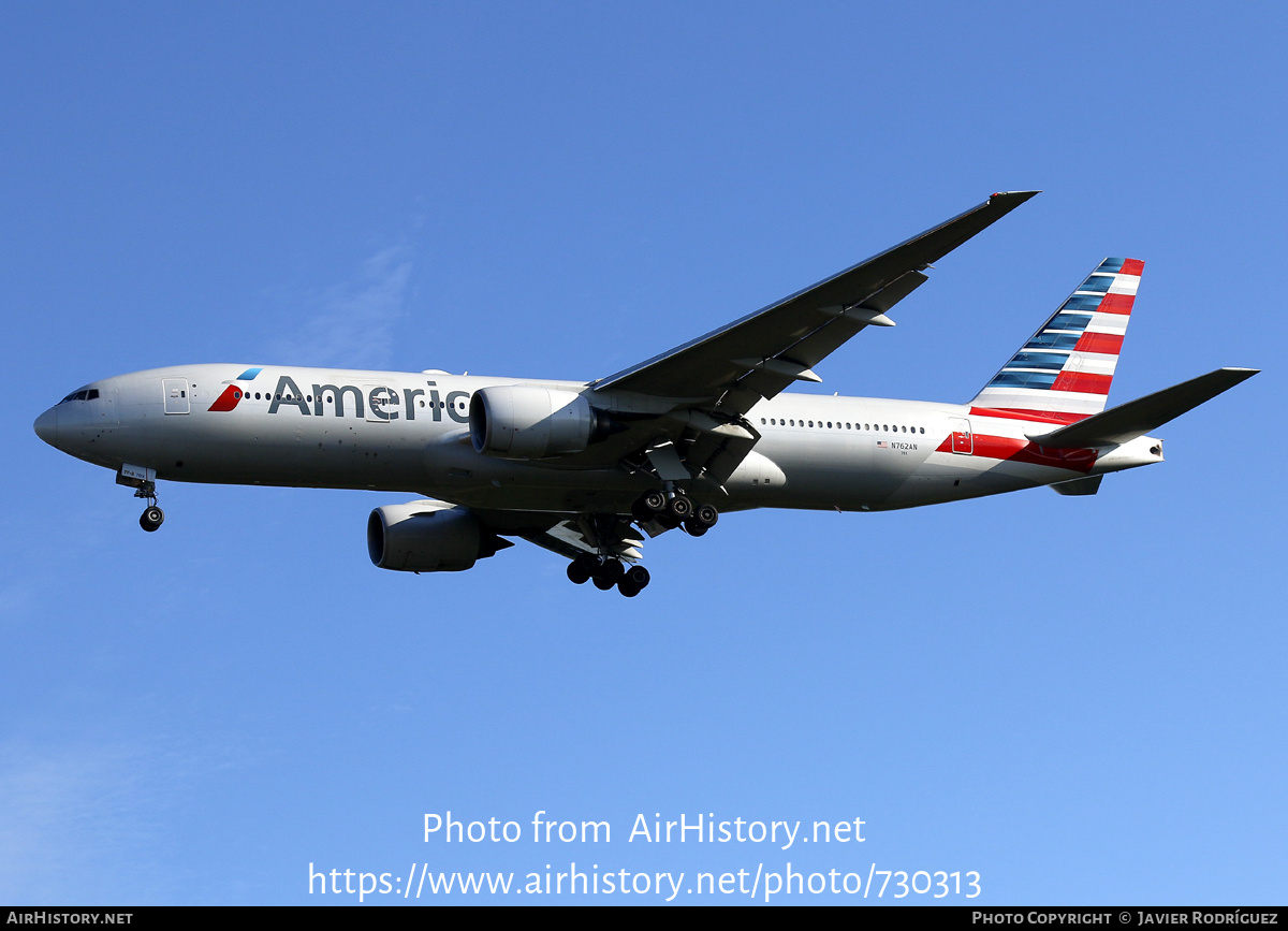 Aircraft Photo of N762AN | Boeing 777-223/ER | American Airlines | AirHistory.net #730313