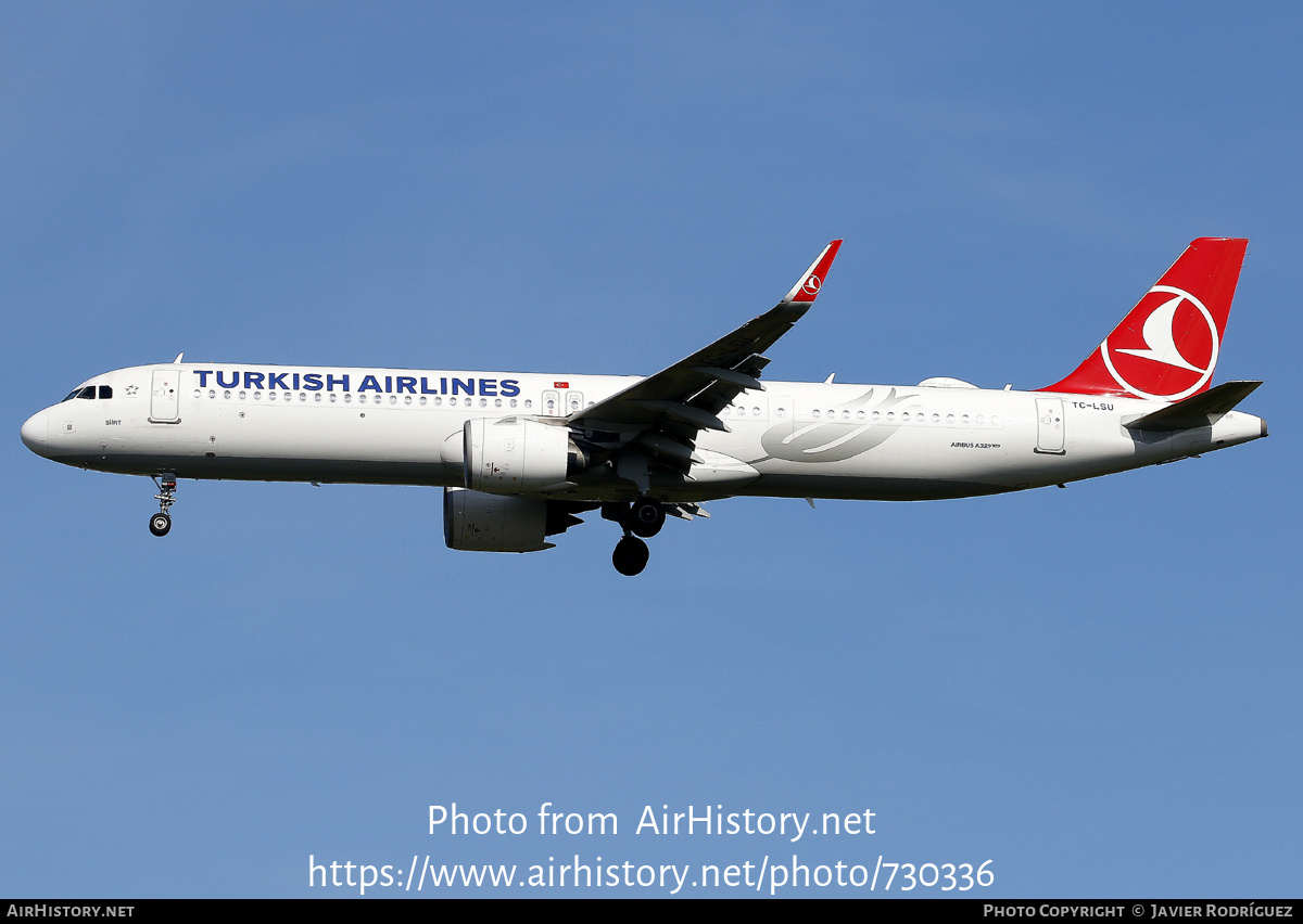 Aircraft Photo of TC-LSU | Airbus A321-271NX | Turkish Airlines | AirHistory.net #730336