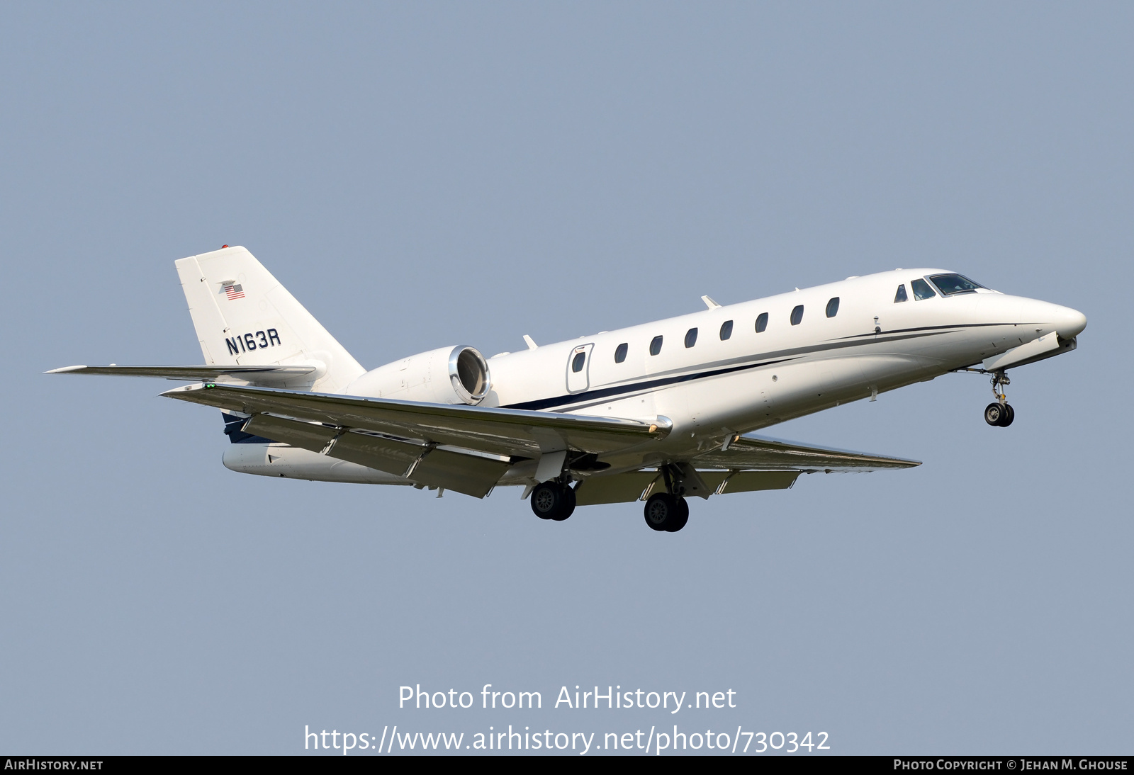 Aircraft Photo of N163R | Cessna 680 Citation Sovereign | AirHistory.net #730342