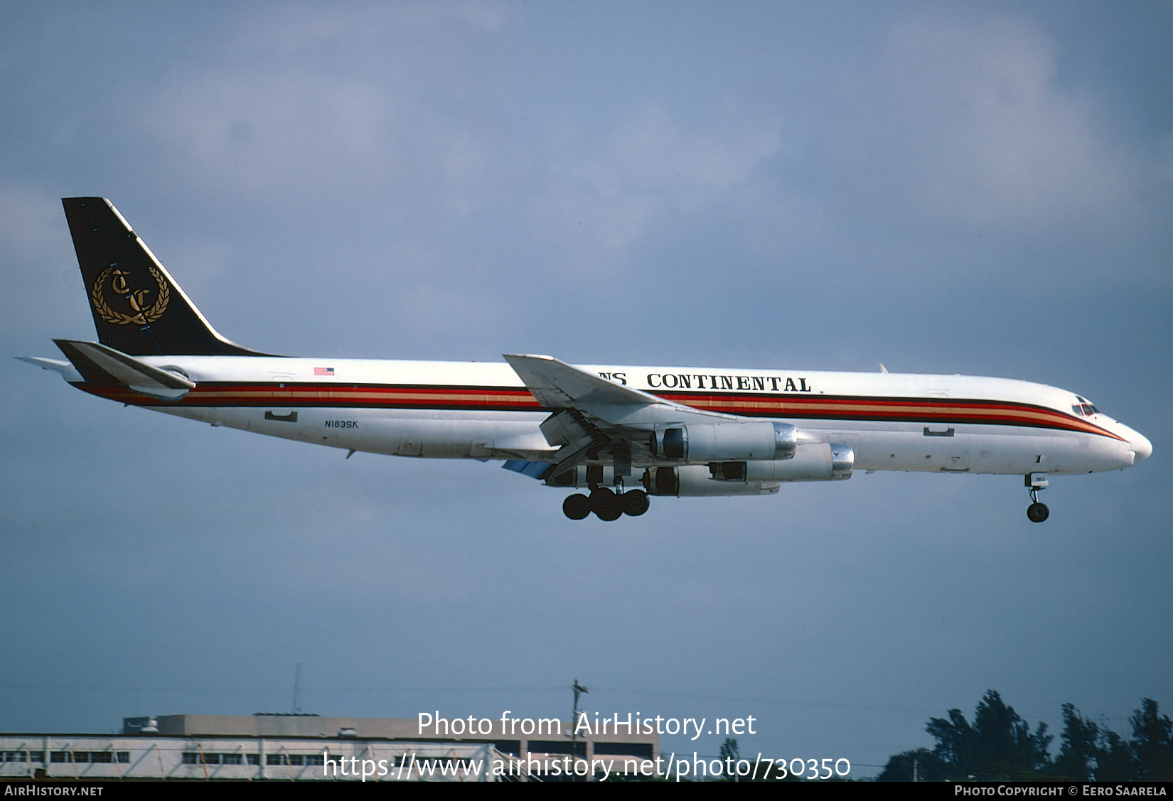 Aircraft Photo of N183SK | McDonnell Douglas DC-8-62CF | Trans Continental Airlines | AirHistory.net #730350