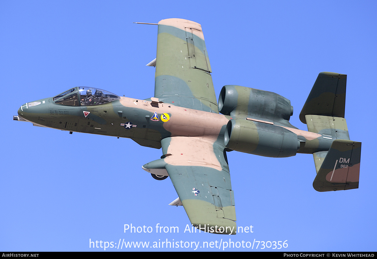 Aircraft Photo of 81-0962 / AF81-962 | Fairchild A-10A Thunderbolt II | USA - Air Force | AirHistory.net #730356