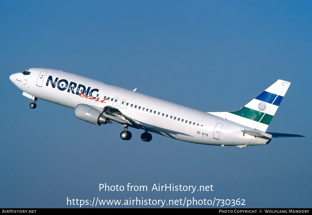 Aircraft Photo of SE-DTB | Boeing 737-4Y0 | Nordic East Airways - NEA | AirHistory.net #730362