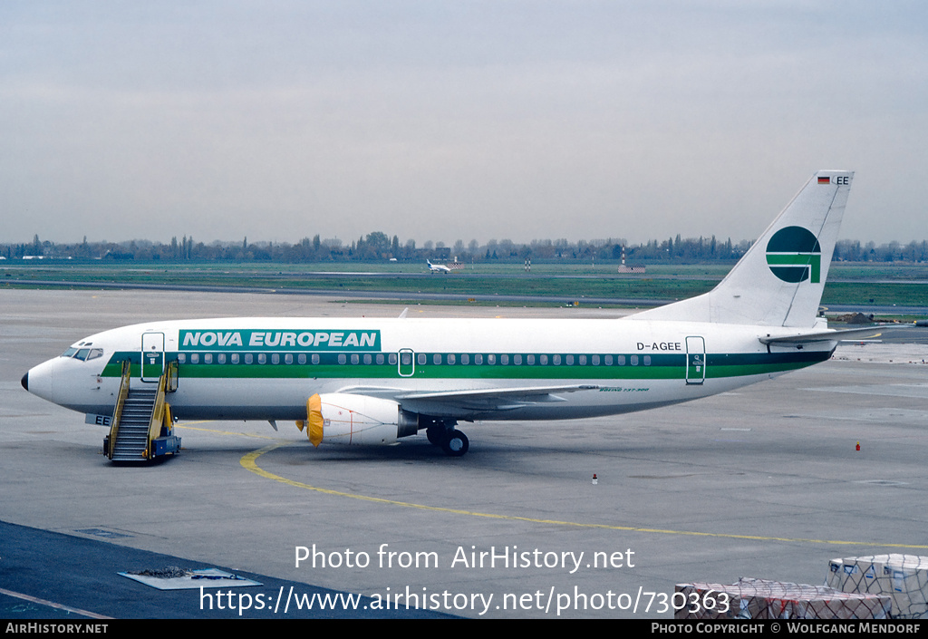 Aircraft Photo of D-AGEE | Boeing 737-35B | Germania | AirHistory.net #730363