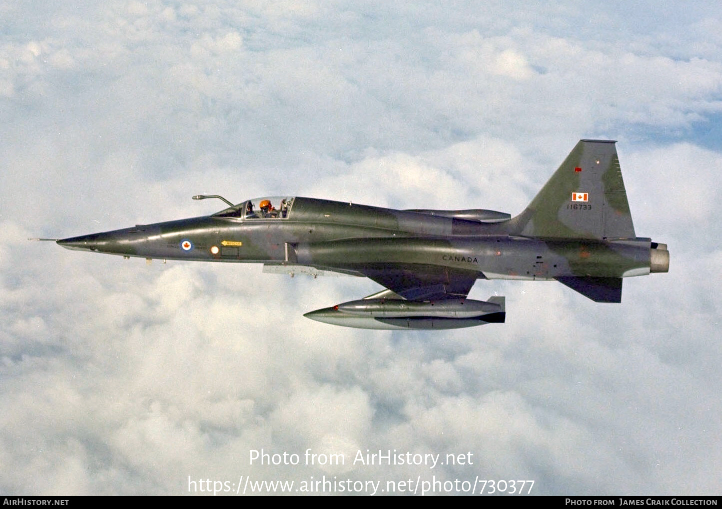 Aircraft Photo of 116733 | Canadair CF-5A | Canada - Air Force | AirHistory.net #730377