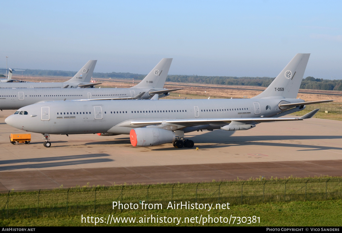 Aircraft Photo of T-059 | Airbus A330-243MRTT | Netherlands - Air Force | AirHistory.net #730381