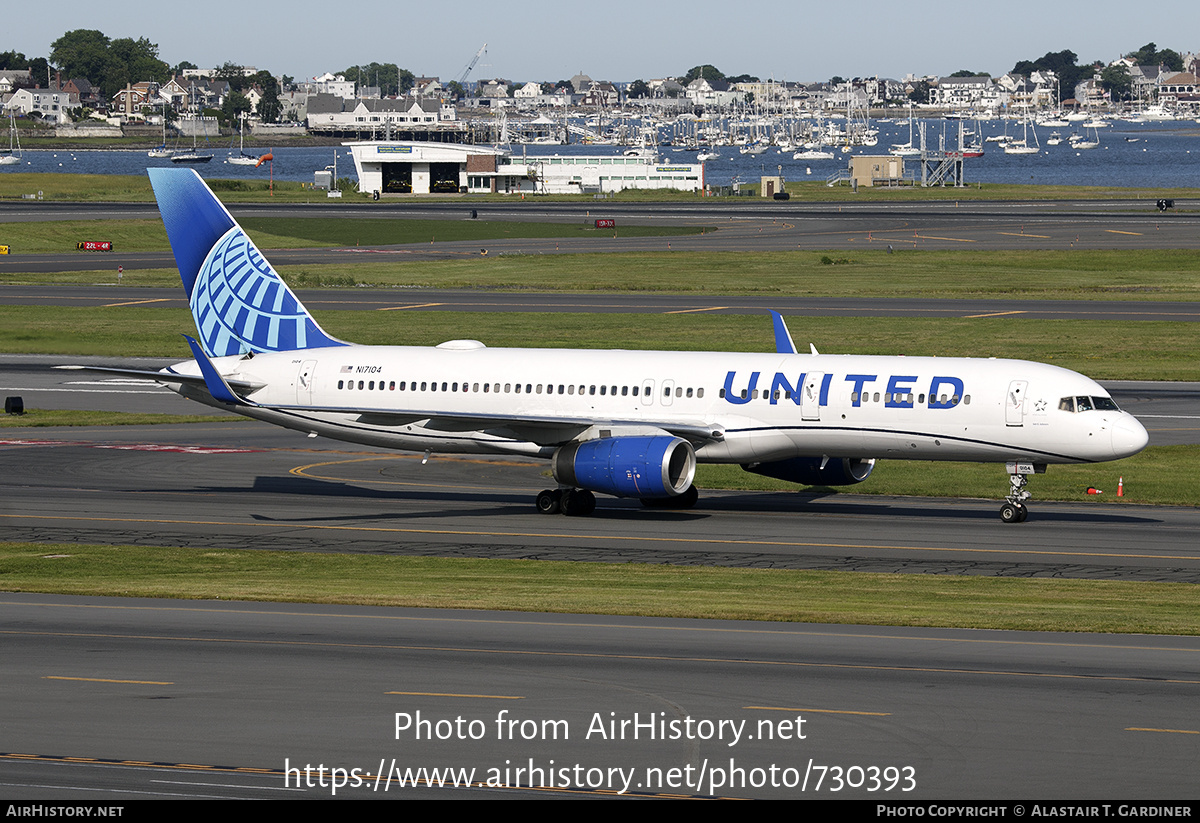 Aircraft Photo of N17104 | Boeing 757-224 | United Airlines | AirHistory.net #730393