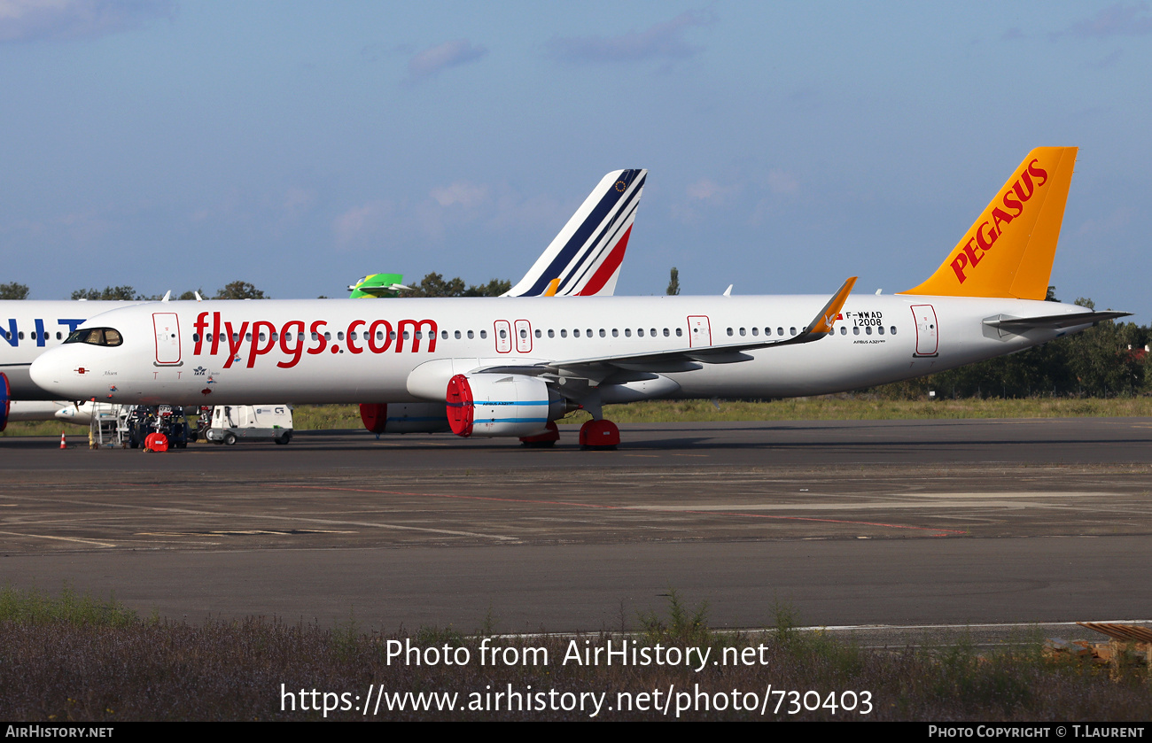 Aircraft Photo of F-WWAD | Airbus A321-251NX | Pegasus Airlines | AirHistory.net #730403