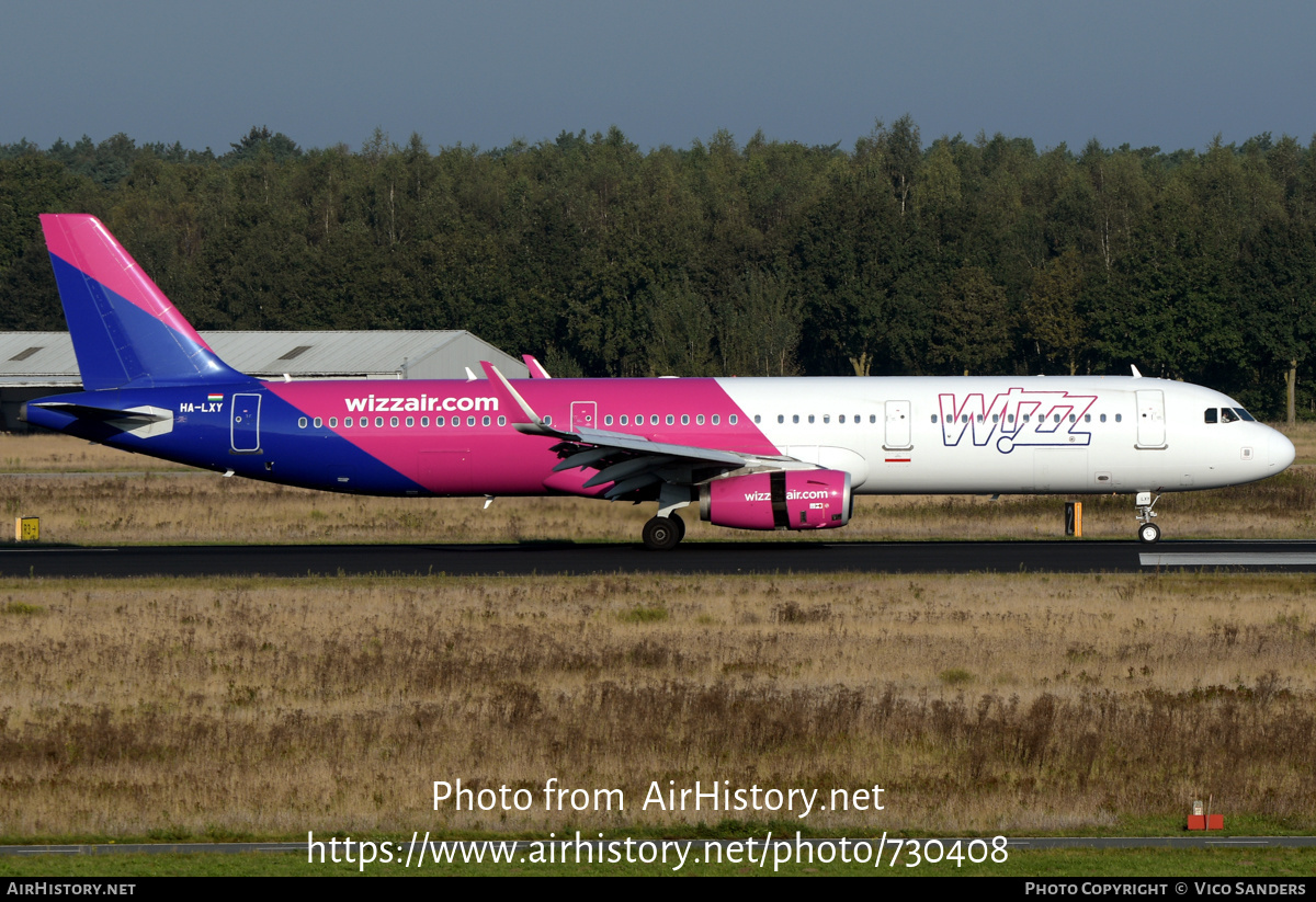 Aircraft Photo of HA-LXY | Airbus A321-231 | Wizz Air | AirHistory.net #730408