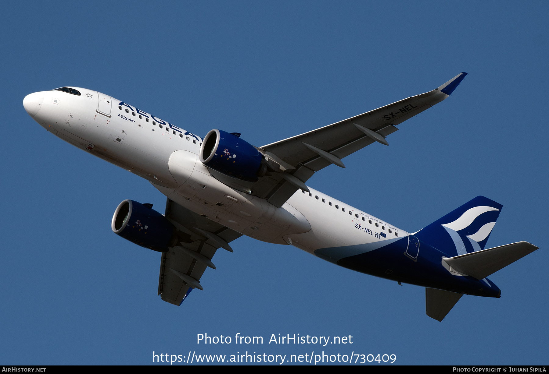 Aircraft Photo of SX-NEL | Airbus A320-271N | Aegean Airlines | AirHistory.net #730409