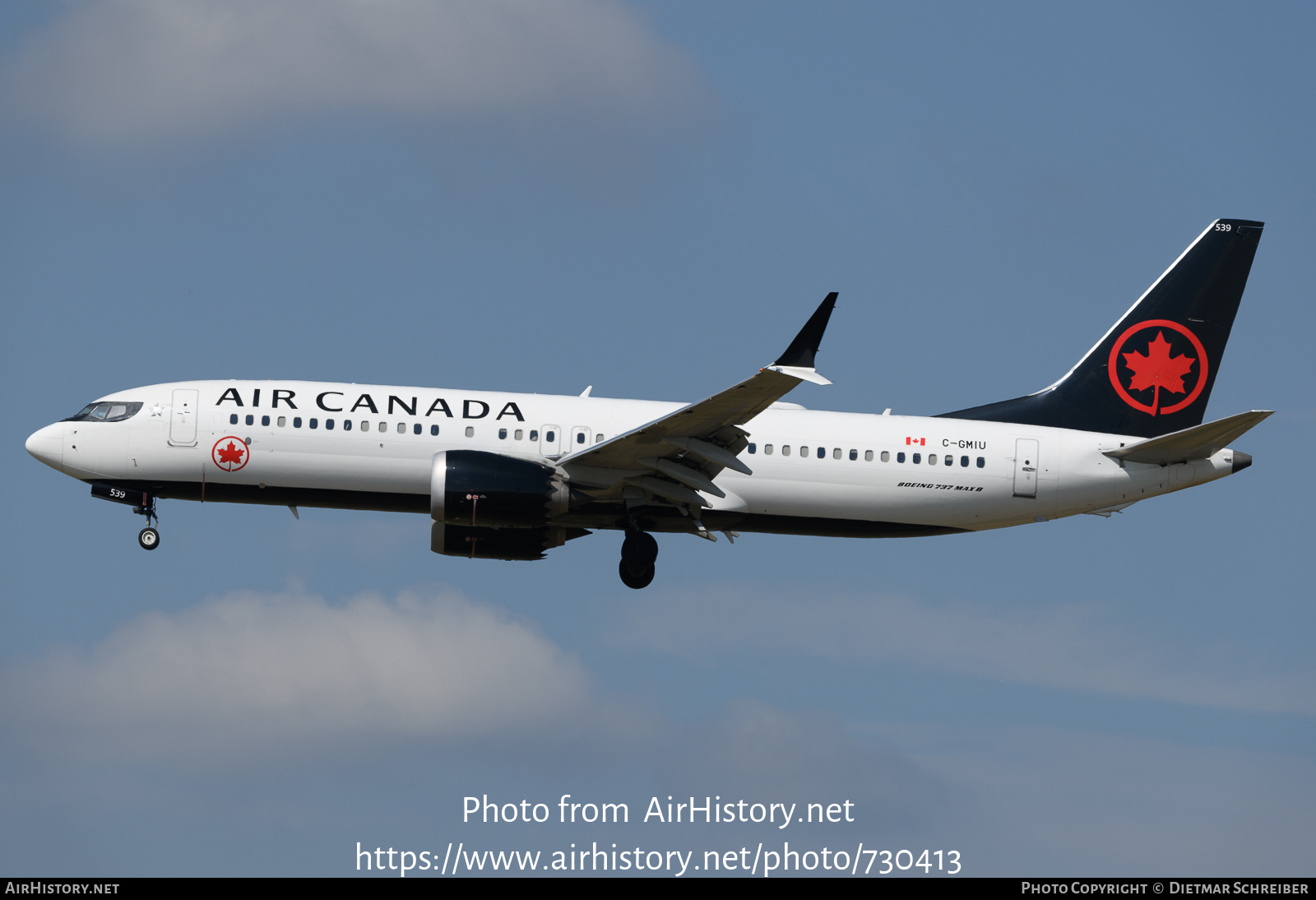 Aircraft Photo of C-GMIU | Boeing 737-8 Max 8 | Air Canada | AirHistory.net #730413