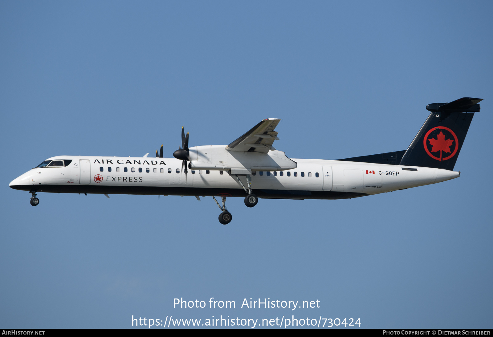 Aircraft Photo of C-GGFP | Bombardier DHC-8-402 Dash 8 | Air Canada Express | AirHistory.net #730424