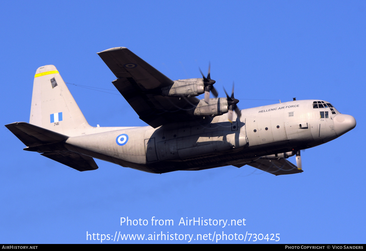 Aircraft Photo of 741 | Lockheed C-130H Hercules | Greece - Air Force | AirHistory.net #730425