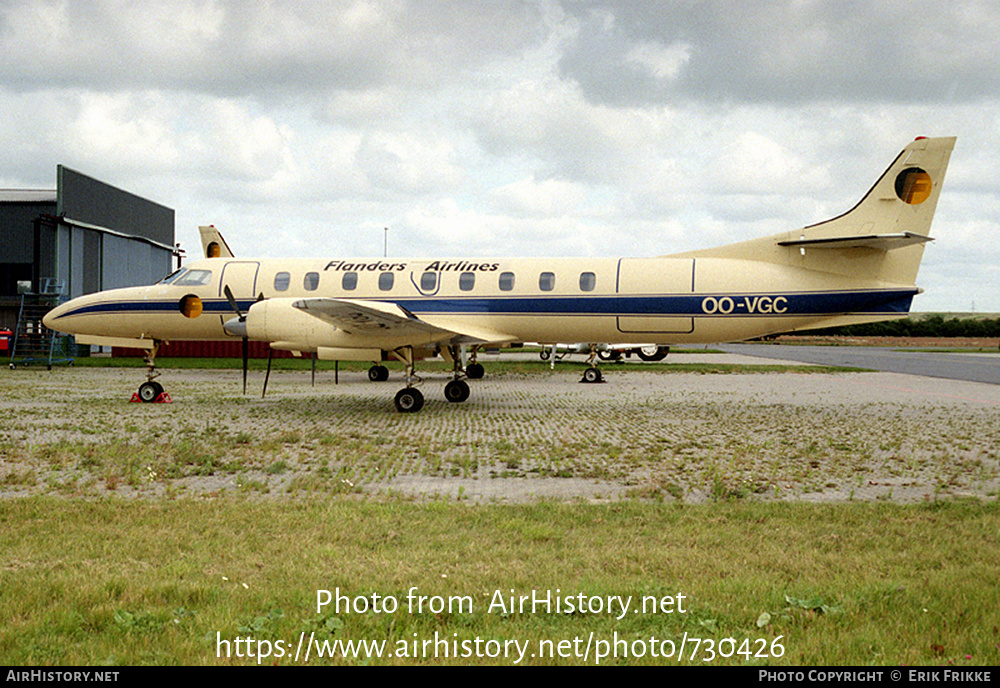 Aircraft Photo of OO-VGC | Swearingen SA-226AT Merlin IVA | Flanders Airlines | AirHistory.net #730426