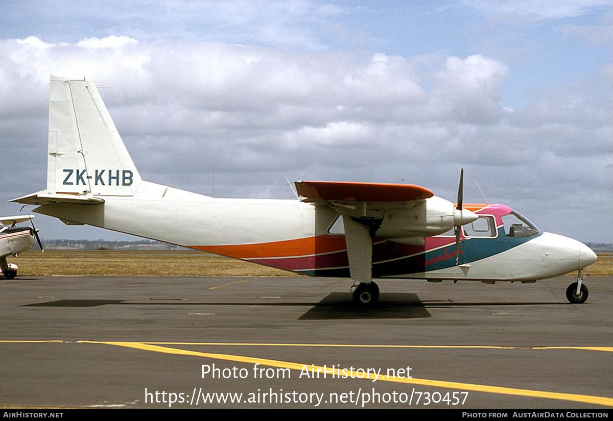 Aircraft Photo of ZK-KHB | Britten-Norman BN-2A-21 Islander | AirHistory.net #730457