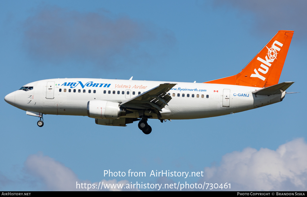 Aircraft Photo of C-GANJ | Boeing 737-548 | Air North | AirHistory.net #730461