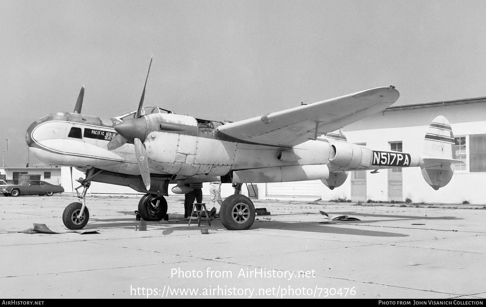 Aircraft Photo of N517PA | Lockheed F-5G Lightning | Pacific Aerial Surveys | AirHistory.net #730476