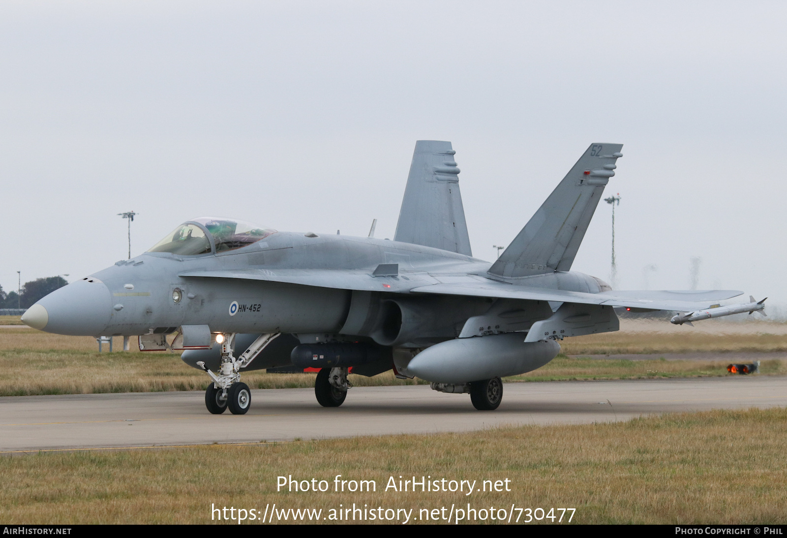 Aircraft Photo of HN-452 | McDonnell Douglas F/A-18C Hornet | Finland - Air Force | AirHistory.net #730477